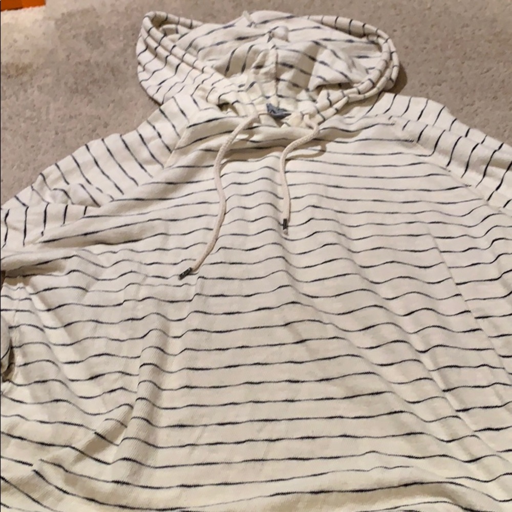 Aerie light, thin stripped sweatshirt